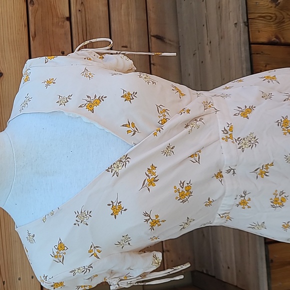 Madewell silk floral wrap maxi dress - Picture 5 of 14